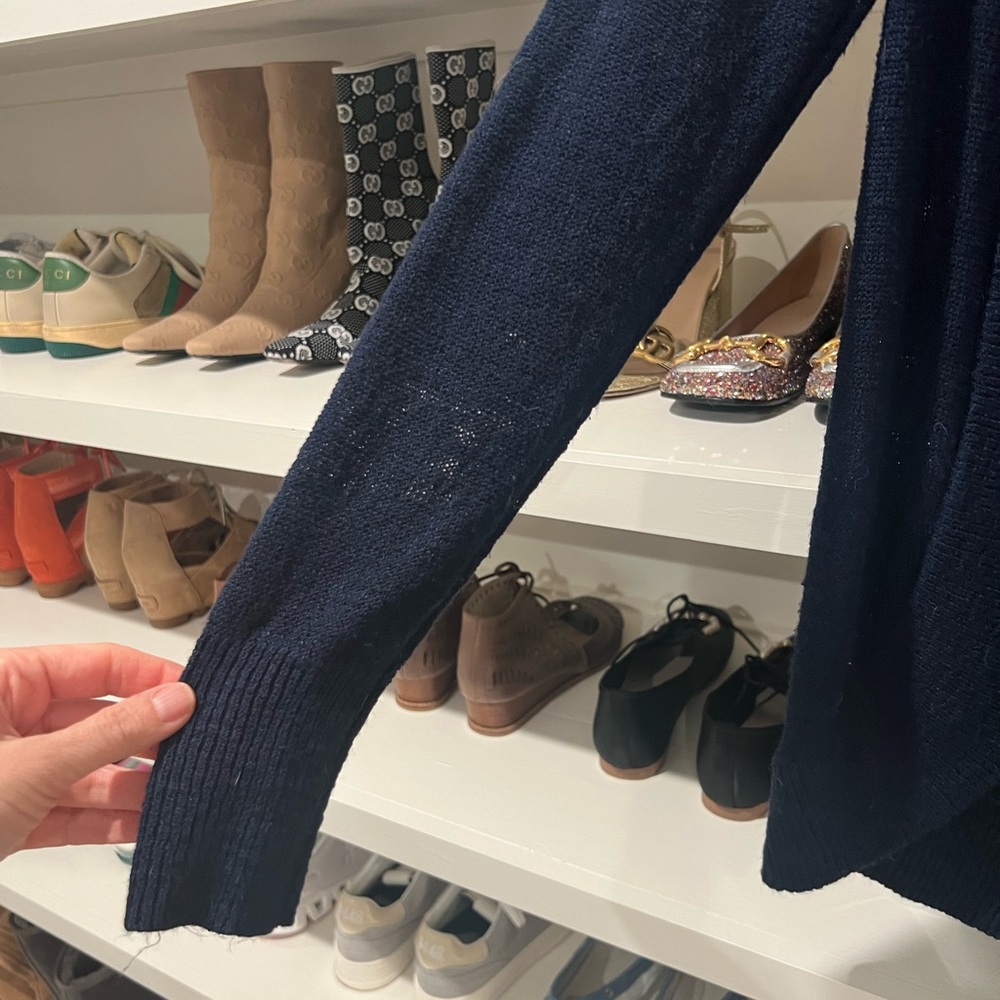 Navy Lily Pulitzer cardigan - Picture 4 of 5